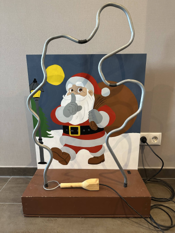 Kerst spel Kerstman spiraalspel